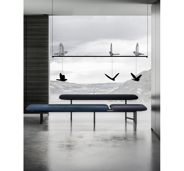 Лінійний підвісний світильник FS pendant linear 15003